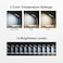 RAOYI LED Desk Lamp 5W USB Clip on Light EyeCaring Reading Clamp Table Lamp with 48 LEDs Flexible Neck 3 Color Modes and 14 Brightness Levels for Office Bedroom Study White