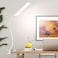 Vansuny Clip on Light LED Desk Lamp with Metal Clip 6 Level Brightness 3 Color Modes Power by USB Port 5W Adjustable Neck EyeCaring Reading Light for Home and Office White
