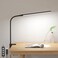 Lepro Clip on Desk Lamp LED Reading light Dimmable USB Small Clamp Lamp with 3 Color Modes 10 Brightness Adjustable Flexible Gooseneck Table Light for Bed Headboard Nail Home OfficeComputerBlack