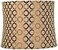 Springcrest Copper Circles Large Drum Lamp Shade PreAssembled 13 Top x 14 Bottom x 11 High Spider Replacement with Harp and Finial