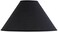 Springcrest Black Large Chimney Empire Lamp Shade PreAssembled 6 Top x 19 Bottom x 12 Slant Spider Replacement with Harp and Finial