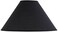 Springcrest Black Large Chimney Empire Lamp Shade PreAssembled 6 Top x 19 Bottom x 12 Slant Spider Replacement with Harp and Finial