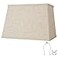 YoflowX Rectangular Lampshade Large Beige Lamp Shade 7 x 125 x 9 x 15 x 98 Includes 1 Shade Bracket 2 Adapters Suitable for Table Lamps and Floor Lamps Easy Assembly