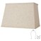 YoflowX Rectangular Lampshade Large Beige Lamp Shade 7 x 125 x 9 x 15 x 98 Includes 1 Shade Bracket 2 Adapters Suitable for Table Lamps and Floor Lamps Easy Assembly