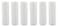Creative Hobbies Set of 6 3 Inch Tall White Plastic Candle Covers Sleeves Chandelier Socket Covers Candelabra Base