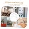 MAGICLULU Moon Shape Lampshade Frame Wire Replacement for Desk Lamps Table Lamp Shade Bracket Diy Metal Lamp Cage 889X649X196 Inch