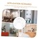 MAGICLULU Moon Shape Lampshade Frame Wire Replacement for Desk Lamps Table Lamp Shade Bracket Diy Metal Lamp Cage 889X649X196 Inch