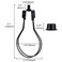 WEAVERBIRD 2 PACK Lamp Shade Light Bulb Clip Adapter Lamp Shade Harp Holder Adapter Kit Attaching Finial Top and Lampshade Levellers Spring Clip for Light BulbDIY Lighting Projects Black