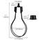 WEAVERBIRD 2 PACK Lamp Shade Light Bulb Clip Adapter Lamp Shade Harp Holder Adapter Kit Attaching Finial Top and Lampshade Levellers Spring Clip for Light BulbDIY Lighting Projects Black