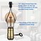WEAVERBIRD 2 PACK Lamp Shade Light Bulb Clip Adapter Lamp Shade Harp Holder Adapter Kit Attaching Finial Top and Lampshade Levellers Spring Clip for Light BulbDIY Lighting Projects Black