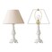 yuntop 2 Pcs 7Inch Lamp Shade Harp Holders Detachable Lamp Shade Bracket Heavy Duty DIY Lighting Accessories for Floor Lamps and Table finials Bracket Light Fitting Polished Brass