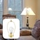 yuntop 2 Pcs Detachable Lamp Shade Bracket Heavy Duty DIY Lighting Accessories for Floor Lamps and Table Finials Polished Brass
