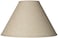 Springcrest 6 Top x 17 Bottom x 11 12 High x 11 12 Slant Lamp Shade PreAssembled Replacement Large Beige Brown Empire Round Rustic Farmhouse Western Fine Burlap Fabric Spider Harp Finial