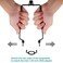 HZHFCB 7 8 9 10 inch Lamp Shade Harp HolderAdjustable Lamp Harp KitFit 38 IP StandardE14E26E27 Light Base UNO Fitter AdapterBlack Horn Frame Lampshade Bracket Black