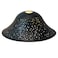 ALUCSET Torchiere Lamp Shade Replacement Lampshade for Floor Lamp Shade 122H49 Inches Fitting Opening 165 Etching Modern Sky Stars Design Metal Lamp Shade Black Gold