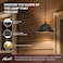ALUCSET Torchiere Lamp Shade Replacement Lampshade for Floor Lamp Shade 122H49 Inches Fitting Opening 165 Etching Modern Sky Stars Design Metal Lamp Shade Black Gold