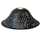 ALUCSET Torchiere Lamp Shade Replacement Lampshade for Floor Lamp Shade 122H49 Inches Fitting Opening 165 Etching Modern Sky Stars Design Metal Lamp Shade Black Gold