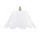 Aspen Creative 28003152 Clipon Tulip Shade in White Finish 8 Diameter x 4 Height 2 Pack