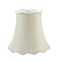 Aspen Creative 30501 Transitional Scallop Bell Shape Spider Construction Lamp Shade in Light Beige 16 Wide 10 x 16 x 15
