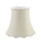 Aspen Creative 30501 Transitional Scallop Bell Shape Spider Construction Lamp Shade in Light Beige 16 Wide 10 x 16 x 15