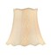 Aspen Creative 30501 Transitional Scallop Bell Shape Spider Construction Lamp Shade in Light Beige 16 Wide 10 x 16 x 15