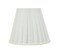 Aspen Creative 33112 Small Pleated Empire Shape Chandelier ClipOn Lamp Shade White 3 Top x 5 Bottom x 414 Slant