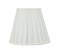 Aspen Creative 33112 Small Pleated Empire Shape Chandelier ClipOn Lamp Shade White 3 Top x 5 Bottom x 414 Slant