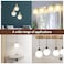CALLARON G9 Lamp Shade Replacement 315 inch Acrylic Globe Light Cover Frosted Spherical Lampshade for Wall Lamp Table Light Easy Install Round Bulb Accessories