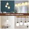 CALLARON G9 Lamp Shade Replacement 315 inch Acrylic Globe Light Cover Frosted Spherical Lampshade for Wall Lamp Table Light Easy Install Round Bulb Accessories