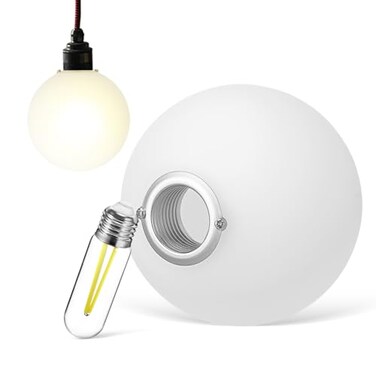 CALLARON G9 Lamp Shade Replacement 315 inch Acrylic Globe Light Cover Frosted Spherical Lampshade for Wall Lamp Table Light Easy Install Round Bulb Accessories