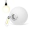 CALLARON G9 Lamp Shade Replacement 315 inch Acrylic Globe Light Cover Frosted Spherical Lampshade for Wall Lamp Table Light Easy Install Round Bulb Accessories