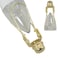 DGBRSM 2PCS Lamp Shade Light Bulb Clip Adapter Clip Metal ClipOn Lamp Shade Adapter Shade Attaching Finial Top Gold