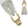 DGBRSM 2PCS Lamp Shade Light Bulb Clip Adapter Clip Metal ClipOn Lamp Shade Adapter Shade Attaching Finial Top Gold