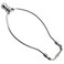 DZS Elec 105 Inch Lamp Shade Harp Holder DIY Lighting Accessories Horn Frame Lampshade Bracket for TableFloor Light Fitting Silver