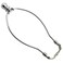 DZS Elec 1Pack 12inch Lamp Shade Harp Holder DIY Lighting Accessories Horn Frame Lampshade Bracket for TableFloor Light Fitting Silver