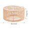 Gazechimp gazechimp Paper Rope Lampshade Boho Lampshade Rustic Woven Lamp Shade Bulb Guard for Outdoor Bedroom Kitchen Island Restaurant Large 1181x59inch