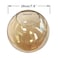 KCO Lighting Replacement Glass Globe Shade for Light Fixtures Modern Lampshade Glass Accessories for Pendant Wall Sconces Amber 79 inches