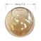 KCO Lighting Replacement Glass Globe Shade for Light Fixtures Modern Lampshade Glass Accessories for Pendant Wall Sconces Amber 79 inches