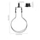 KEJJNYER 4 Pack Clip On Lamp Shade Adapter Black Light Bulb Clips For Lamp Shades Holder Clip On Bulb Light Shades Adapter With Cap Knob Finial