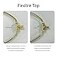 KUMGROT 2pcs Lamp Shade Harp Holder Lamp Replacement Parts Lampshade Bracket Lamp Frame for Table Lamp Floor Lamp Gold Harp Holder 8 Inches