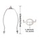 Lightter Lamp harp Lamp Harp 7 inch lamp shade holder and E26 Lamp Socket UNO Fitter Lamp shade Adapter Converter Finial Set 7inch Tall 1716 IDDetachable Parts 2pack 2 7