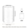 Licperron Clear Glass Replacement Shade 1 Pack High Transmittance Cylinder Glass Lampshade Covers for Vanity lighting Fixtures Table Lamp Floor Lamp Chandelier Pendant Light