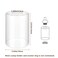 Licperron Clear Glass Replacement Shade 1 Pack High Transmittance Cylinder Glass Lampshade Covers for Vanity lighting Fixtures Table Lamp Floor Lamp Chandelier Pendant Light