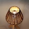 Eusamxon mini lampshades set of 2 Natural Rattan 315 Top x 61 Bottom x 39 Slant Heightboho Lamp shade replacement clipon traditional shades