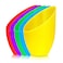 OTTOSEA 5 Pack Plastic Lampshade 57 inch High 41 inch Diameter 165 inch Fitter Replacement Plastic Lamp Shade for LED Floor Lamp 5colors