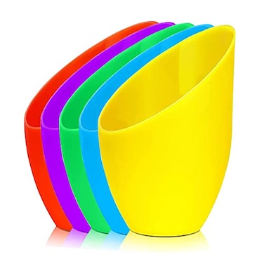 OTTOSEA 5 Pack Plastic Lampshade 57 inch High 41 inch Diameter 165 inch Fitter Replacement Plastic Lamp Shade for LED Floor Lamp 5colors
