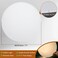 PATIKIL 11 Diameter Lampshade Diffuser 27mm Thick Round Diffuser Sheet for Drum Lampshades Pendants Light DIY Light Shield Translucent White