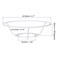 PATIKIL 47 Inch E26 E27 Lamp Shade Ring Frame with European Fitter 3 Pack Lampshade Holder Wire Frame DIY Drum Ring for Table Floor Lamp White