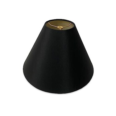 Royal Designs, Royal Designs Inc Coolie Empire Hardback Lamp Shade HB60720BLK Black 7 x 20 x 12
