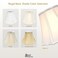 Royal Designs, Royal Designs Inc Flare Bottom Outside Corner Scallop Lamp Shade BS70118BG Beige 10 x 18 x 13